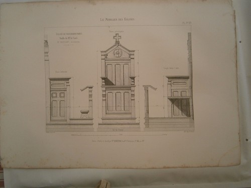 Planche gravure mobilier