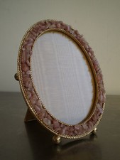 CADRE PHOTO BRONZE DORE PIERRE