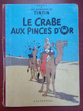 Le crabe aux pinces d'or - 4ème plat B28 - 1960 - Casterman - cote BDM 65€