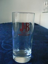 ANCIEN VERRE A WHISKY J&B JB PUBLICITAIRE VINTAGE COLLECTION BISTROT BAR 