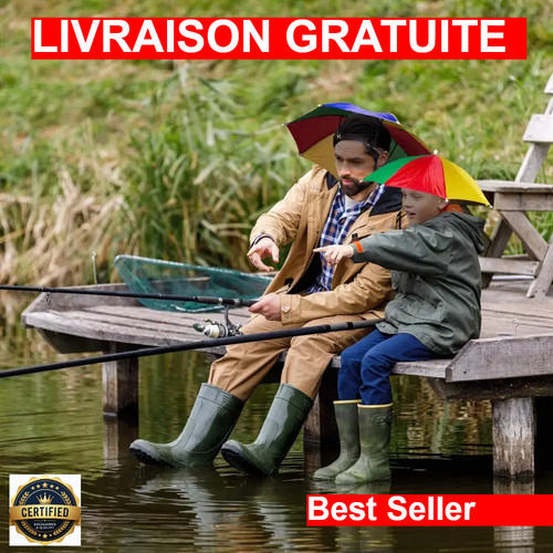 Chapeau parapluie pliable - parapluie, 52cm