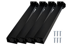 4x Pied de la Table Noir 710