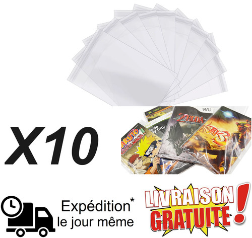 Lot x10 pochettes notice - x10,