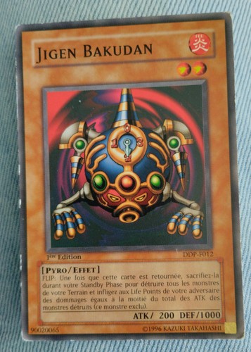 Carte jigen bakudan - yu-gi-oh,