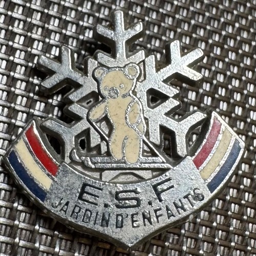 Médaille ski jardin - de, /