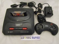 LOT CONSOLE SEGA MEGADRIVE + 3 JEUX MEGA GAMES COLUMNS SUPER HANG ON WORLD CUP