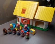 vintage la maison des Bidibules +, 8 PERSONNAGES ET MEUBLES 1973 Hasbro