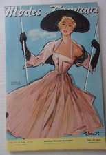 " Modes et Travaux " :  n°618 de 1952...Brenot-Maggy Rouff-Poupée Françoise-Lyon