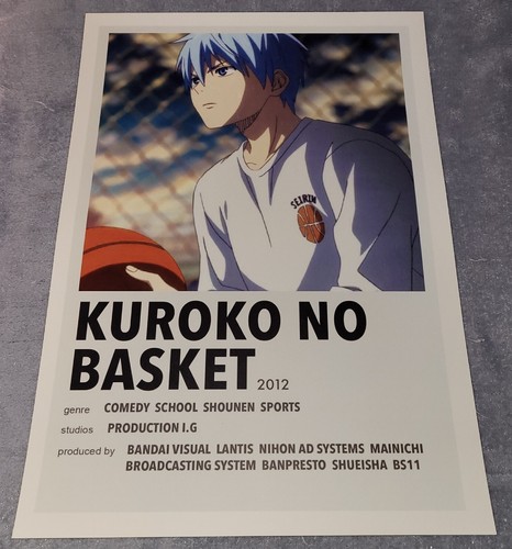 Affiche manga kuroko no - affiche,