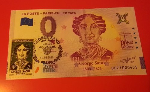 Billet euro poste paris - euro,