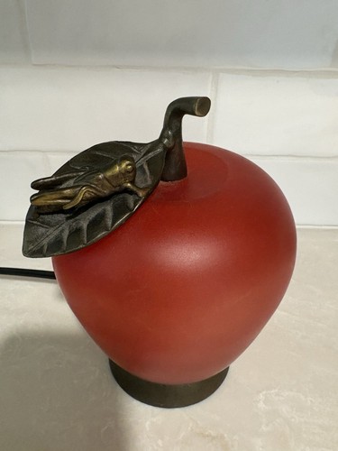 Red apple table lamp night - apple,