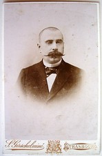 GRAND CDV PHOTO FIN XIX GERSCHEL AINÉ à STRASBOURG EUGENE SCHAUB b430