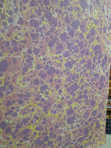 Papier marbré cuve - marbré,