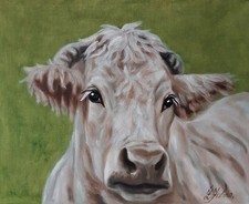 Vache peinture ferme Art