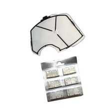 Kit 6 bâtonnets parfumés + 1 filtre moteur adapté pour Vorwerk Kobold VK140 VK15