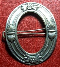 Vintage antique hair fibula silver Brooches to identify