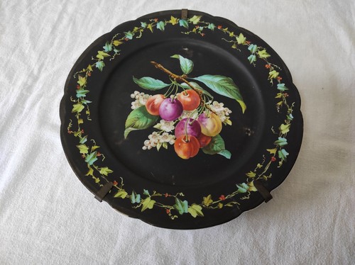 Ancienne assiette décorative - ancienne,