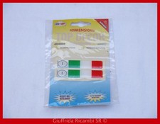 4X Autocollants 3D Pour Voiture Tuning Sport Italie Drapeau Italien