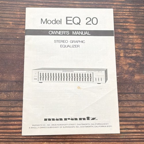 Marantz model stereo - 20,