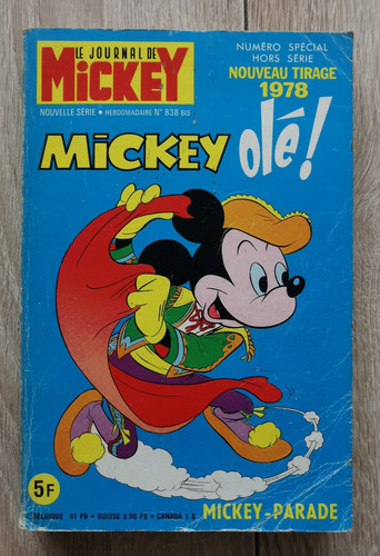 Mickey parade 838 bis - mickey, n°