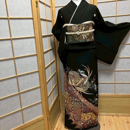 7503 kimono japonais tomesode - 7503#,