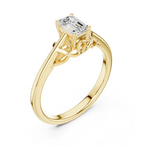 Bague couronne haute femme