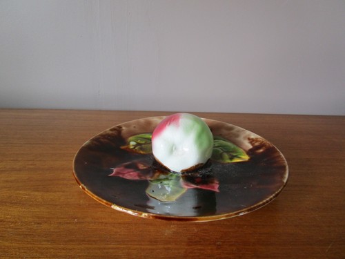 Assiette trompe œil pomme - l'Œil,