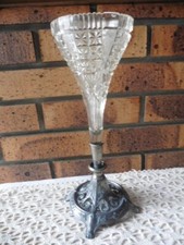 ANCIEN VASE SOLIFLORE TULIPIER