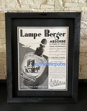 PUBLICITE LAMPE BERGER BRULE