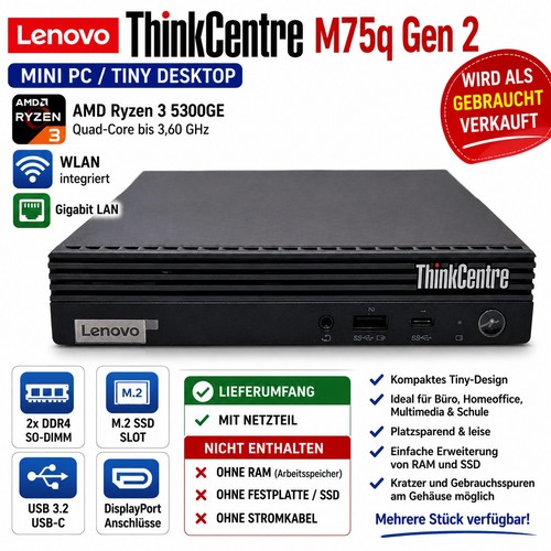 Lenovo thinkcentre m75q gen - lenovo,