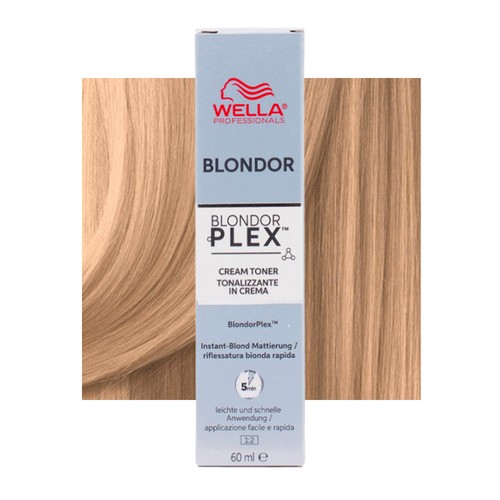 Wella blondor plex cream - plex, toner