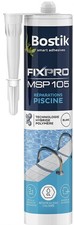 Mastic hybride polymère blanc colle jointe préparation piscine MSP105 BOSTIK
