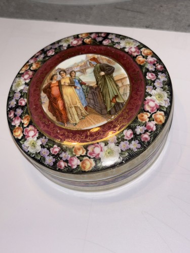 Boîte ancienne porcelaine - boîte,