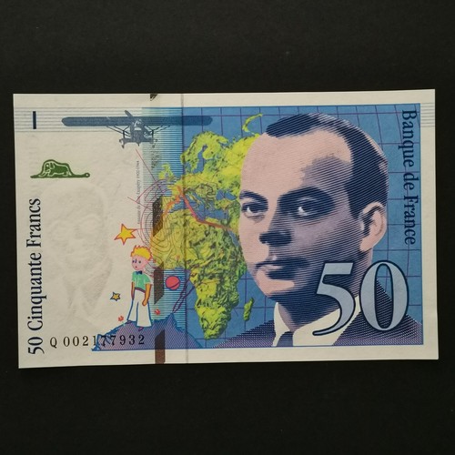 Billet francs saint exupery - 50,