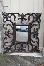 Miroir contemporain , en résine, spécial salle d'eau