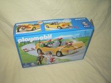 " PLAYMOBIL 4307 VOITURE AVEC COUPLE DE MARIEE / EGLISE ETAT NEUF