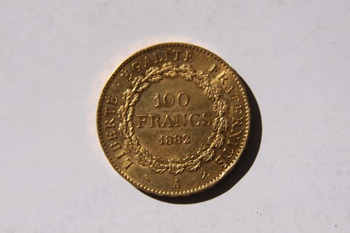 Piece 100 francs 1882 - piece, or