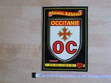 Carte postale, blason adhésif OCCITANIE
