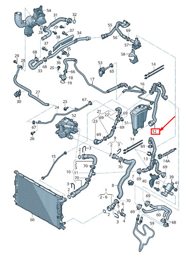 New audi avant coolant - new,