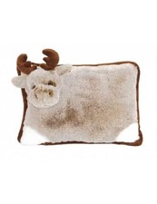 Coussin renne 35 cm lavable en