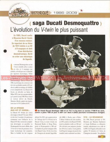 Ducati desmoquattro historique - desmoquattro,