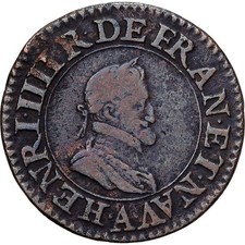 France, Henri IV, Double