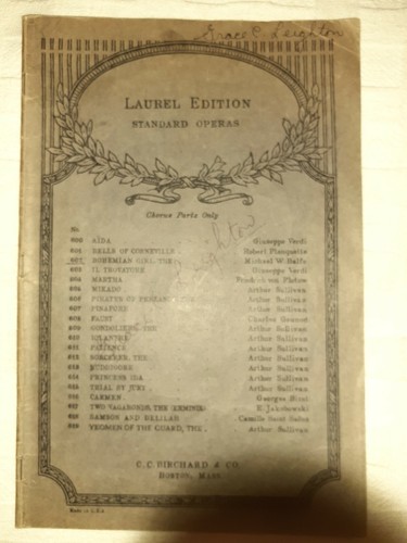 Laurel edition standard operas - edition,