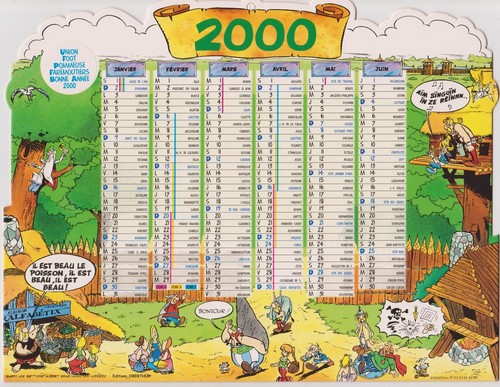 Uderzo asterix calendrier - uderzo,