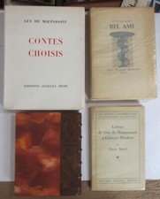 LOT 4 livres de MAUPASSANT