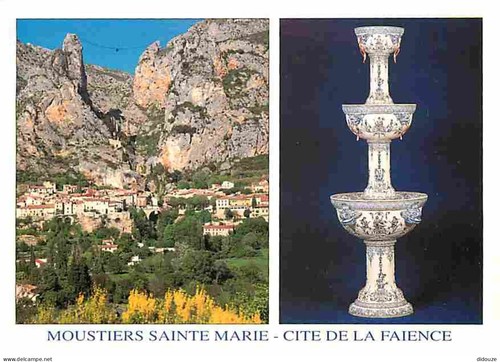 Carte postale moustiers - postale,