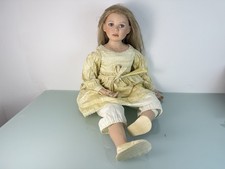 Poupée d'artiste Christine Orange poupée en porcelaine 95 cm. Excellent état