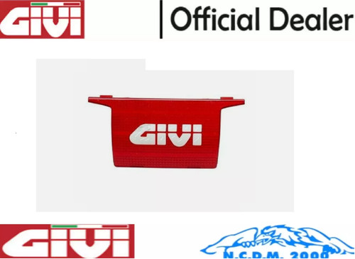 Givi z617r plaquette rouge - plaquette,