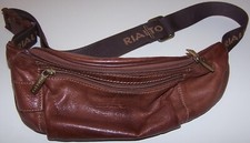 SAC BANANE en CUIR SACOCHE MARQUE RIALTO ITALIE