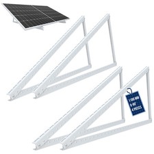 NuaSol Support pour panneau solaire jusqu'à 118 cm Toit plat PV Réglable de